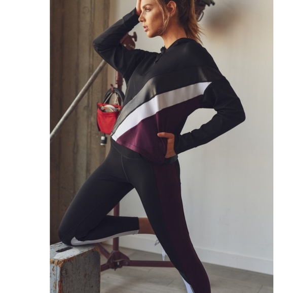 BUNDLE Color Block Hoodie jacket/leggings - Picture 6 of 8